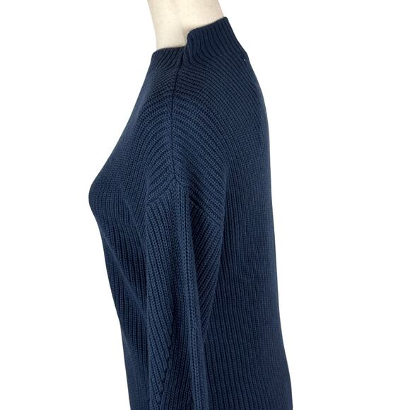 STYLE & CO‎ HIGH NECK EASY SWEATER DRESS IN INDUSTRIAL BLUE NWT WOMEN'S SIZE XS - Picture 6 of 16